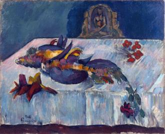 Paul Gauguin,  Stillleben mit exotischen Vögeln, 1902  ©  Von der Heydt-Museum Wuppertal