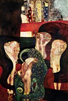 Gustav Klimt, Fakultätsbild „Die Jurisprudenz“, 1900-1907  ©  Österreichische Galerie Belvedere, Wien / Image by Google
