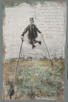 Josef Forster, Selbstporträt [Luftgänger], 1916-1921,  ©  © Sammlung Prinzhorn, Universitätsklinikum Heidelberg