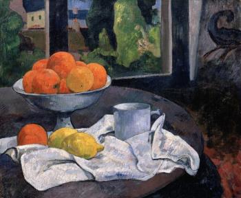 Paul Gauguin, Stillleben mit Früchteschale und Zitronen, um 1889/1890  ©  Museum Langmatt, Stiftung Langmatt Sidney und Jenny Brown, Baden, Schweiz