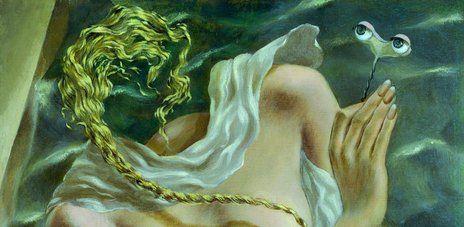 Dorothea Tanning, Spannung, Detail, 1942, Schenkung Sammlung Ulla und Heiner Pietzsch an das Land Berlin 2010 © Staatliche Museen zu Berlin, Neue Nationalgalerie / Foto: Jochen Littkemann, © VG Bild-Kunst, Bonn 2024/25 Dorothea Tanning, Spannung, Detail, 1942, Schenkung Sammlung Ulla und Heiner Pietzsch an das Land Berlin 2010 © Staatliche Museen zu Berlin, Neue Nationalgalerie / Foto: Jochen Littkemann, © VG Bild-Kunst, Bonn 2024/25
