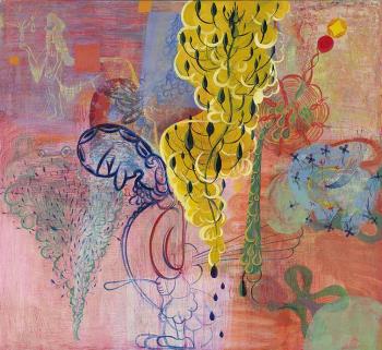 © Amy Sillman. Foto: Haydar Koyupinar, Bayerische Staatsgemäldesammlungen, Museum Brandhorst, München © Amy Sillman. Foto: Haydar Koyupinar, Bayerische Staatsgemäldesammlungen, Museum Brandhorst, München