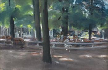 Max Liebermann, Gartenlokal in Laren, um 1903 © Oliver Ziebe, Berlin Max Liebermann, Gartenlokal in Laren, um 1903 © Oliver Ziebe, Berlin