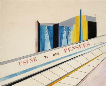 SUZANNE DUCHAMP (10. Oktober 2025 – 11. Januar 2026), Suzanne Duchamp, Usine de mes pensées, 1920, Gouache, Tinte und Wasserfarbe auf Papier © Courtesy Galerie Natalie Seroussi, VG Bild-Kunst, Bonn 2025 SUZANNE DUCHAMP (10. Oktober 2025 – 11. Januar 2026), Suzanne Duchamp, Usine de mes pensées, 1920, Gouache, Tinte und Wasserfarbe auf Papier © Courtesy Galerie Natalie Seroussi, VG Bild-Kunst, Bonn 2025