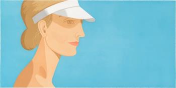 Alex Katz, ``White Visor`` © 2025 Galerie Boisserée, Köln und VG BILD-KUNST, Bonn Alex Katz, ``White Visor`` © 2025 Galerie Boisserée, Köln und VG BILD-KUNST, Bonn