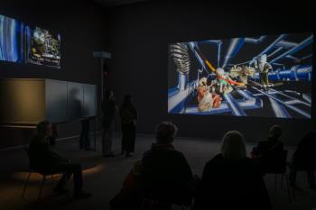 Ausstellungsansicht „Psychonauten. John Bock und Heiner Franzen“, Berlinische Galerie © Foto: Linus Muellerschoen Ausstellungsansicht „Psychonauten. John Bock und Heiner Franzen“, Berlinische Galerie © Foto: Linus Muellerschoen