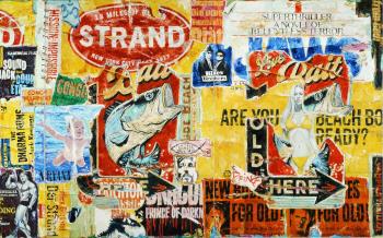 Jens Lorenzen, Strand Mauer  ©  30works Galerie