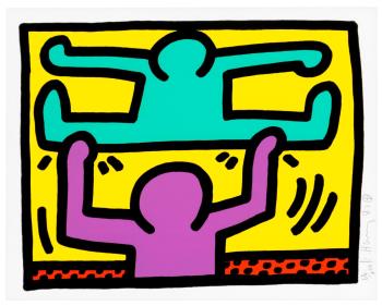 Keith Haring, Pop Shop I, 1987 © © The Keith Haring Foundation 2025 | LUDORFF Keith Haring, Pop Shop I, 1987 © © The Keith Haring Foundation 2025 | LUDORFF