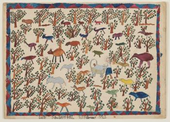 Luise Schubert, 4. Klasse, 1925, In der Natur  &copy;  Erich Malter