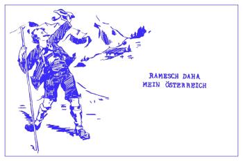 Ramesch Daha, Tirol 1934 (Detail), 2026  &copy;  Ramesch Daha