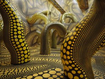 Installationsansicht  &copy;  YAYOI KUSAMA Courtesy of Ota Fine Arts